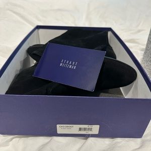 Stuart weitzman black suede boots